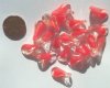 25 18x9mm Satin Red...